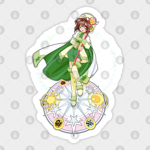 Card Captor Sakura - Sakura Sticker by Nykos